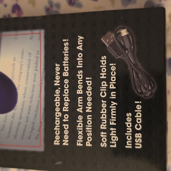 Securebrite rechargeable flexible LED book light - Picture 3 of 4